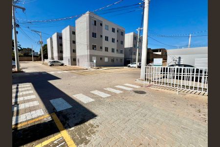 Apartamento para alugar com 41m², 2 quartos e 1 vagaFachada interna