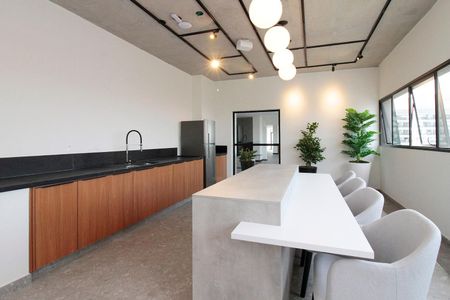 Studio à venda com 18m², 1 quarto e sem vaga Studio à venda com 18m², 1 quarto e sem vagaÁrea comum - Espaço Gourmet
