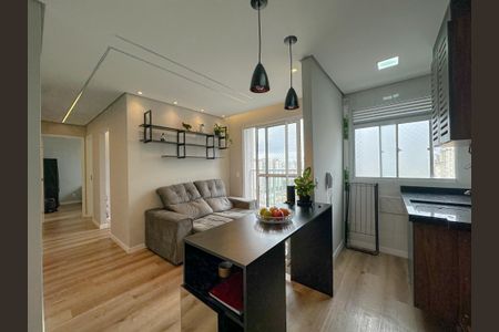 Sala/cozinha de apartamento à venda com 2 quartos, 40m² em Barra Funda, São Paulo