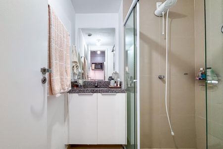 Studio à venda com 25m², 1 quarto e sem vaga Studio à venda com 25m², 1 quarto e sem vagaBanheiro Social