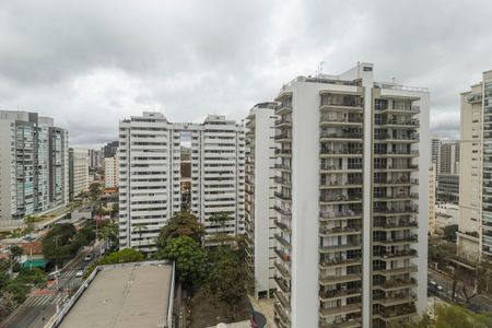 Vista da Sala de apartamento para alugar com 1 quarto, 56m² em Indianópolis, São Paulo