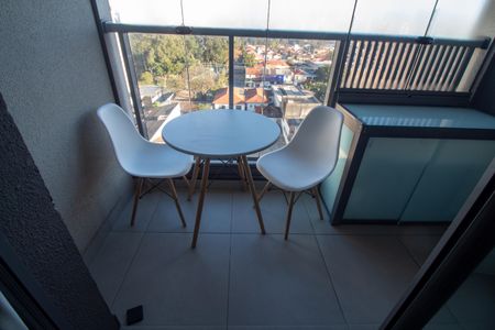 Studio à venda com 26m², 1 quarto e sem vagaVaranda