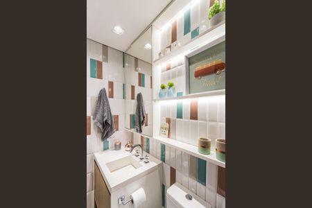 Apartamento à venda com 80m², 2 quartos e 2 vagas Apartamento à venda com 80m², 2 quartos e 2 vagasBanheiro