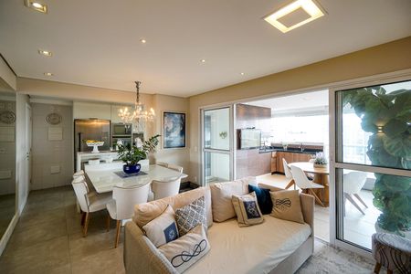 Sala de apartamento à venda com 3 quartos, 127m² em Parque São Jorge, São Paulo