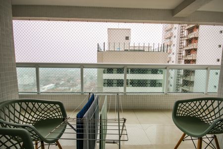 Varanda da Sala de apartamento para alugar com 2 quartos, 114m² em Maracanã, Praia Grande