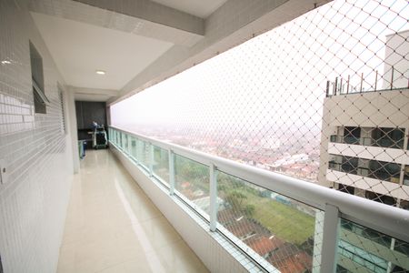 Varanda da Sala de apartamento para alugar com 2 quartos, 114m² em Maracanã, Praia Grande