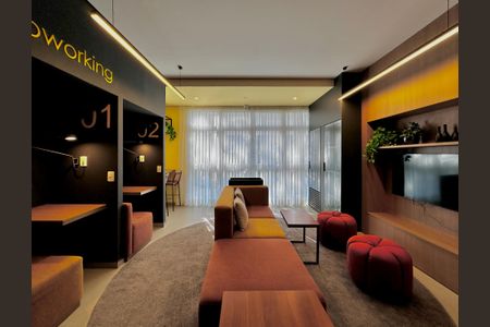 Apartamento à venda com 27m², 1 quarto e sem vaga Apartamento à venda com 27m², 1 quarto e sem vagaCoworking