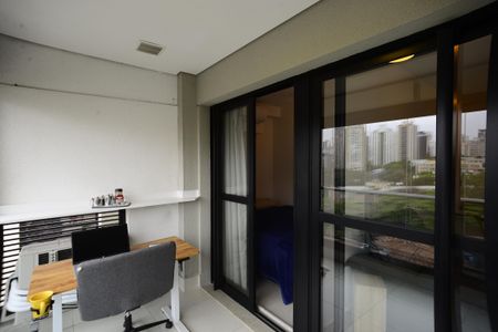 Varanda da Sala de apartamento para alugar com 1 quarto, 37m² em Vila Mariana, São Paulo