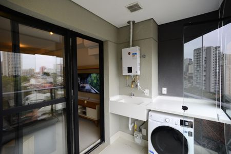 Varanda da Sala de apartamento para alugar com 1 quarto, 37m² em Vila Mariana, São Paulo