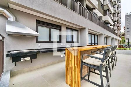 Apartamento à venda com 29m², 1 quarto e sem vaga Apartamento à venda com 29m², 1 quarto e sem vagaÁrea comum - Churrasqueira