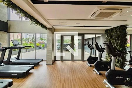 Studio para alugar com 27m², 1 quarto e sem vaga Studio para alugar com 27m², 1 quarto e sem vagaÁrea comum - Academia