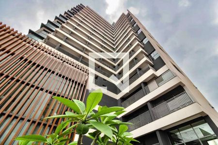 Studio para alugar com 27m², 1 quarto e sem vaga Studio para alugar com 27m², 1 quarto e sem vagaFachada