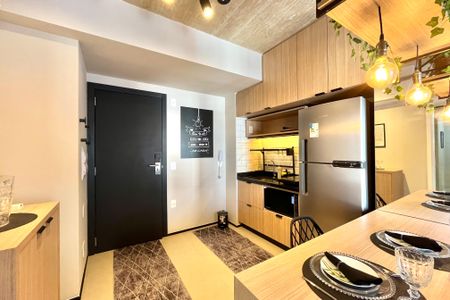 Studio para alugar com 27m², 1 quarto e sem vaga Studio para alugar com 27m², 1 quarto e sem vagaCozinha