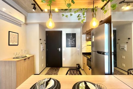 Studio para alugar com 27m², 1 quarto e sem vaga Studio para alugar com 27m², 1 quarto e sem vagaCozinha