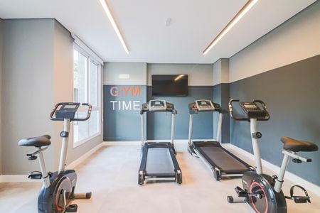Apartamento à venda com 24m², 1 quarto e sem vaga Apartamento à venda com 24m², 1 quarto e sem vagaÁrea comum - Academia