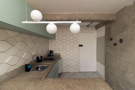 Studio à venda com 37m², 1 quarto e sem vagaCozinha