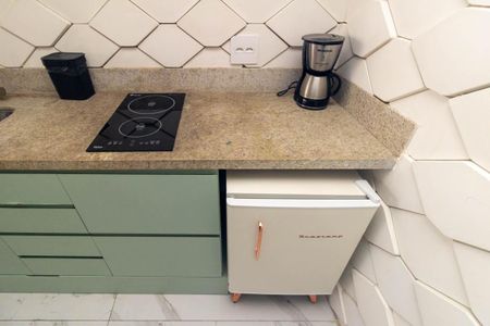 Studio à venda com 37m², 1 quarto e sem vagaCozinha