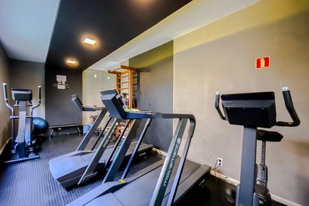 Apartamento à venda com 28m², 1 quarto e sem vaga Apartamento à venda com 28m², 1 quarto e sem vagaÁrea comum - Academia