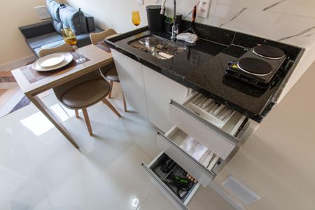 Apartamento à venda com 29m², 1 quarto e sem vagaCozinha