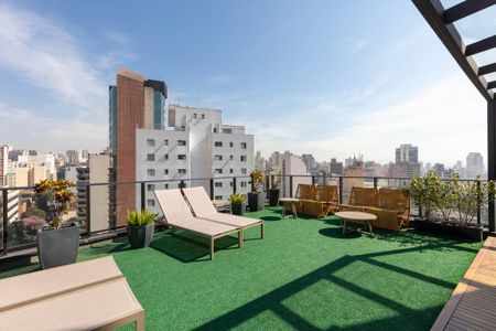 Studio para alugar com 25m², 1 quarto e sem vaga Studio para alugar com 25m², 1 quarto e sem vagaÁrea comum - Solarium