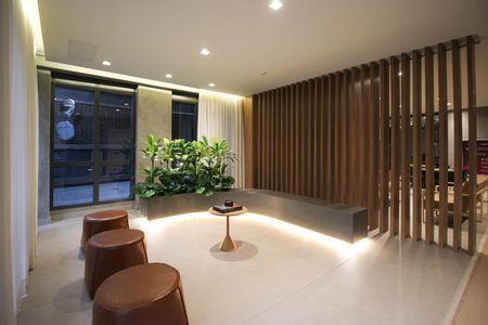 Apartamento à venda com 30m², 1 quarto e sem vaga Apartamento à venda com 30m², 1 quarto e sem vagaHall