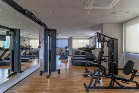 Studio para alugar com 25m², 1 quarto e sem vaga Studio para alugar com 25m², 1 quarto e sem vagaÁrea comum - Academia