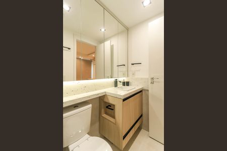 Studio para alugar com 25m², 1 quarto e sem vaga Studio para alugar com 25m², 1 quarto e sem vagaBanheiro