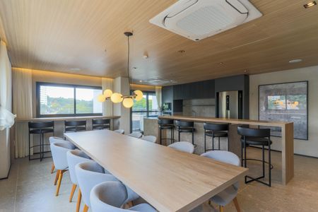 Studio para alugar com 25m², 1 quarto e sem vaga Studio para alugar com 25m², 1 quarto e sem vagaÁrea comum - Salão de festas