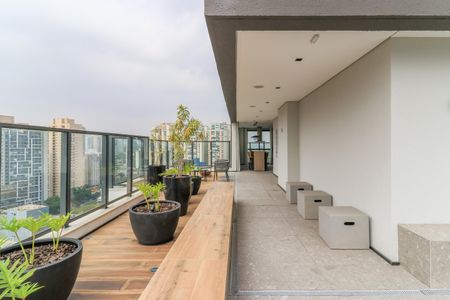 Studio para alugar com 25m², 1 quarto e sem vaga Studio para alugar com 25m², 1 quarto e sem vagaÁrea comum - Rooftop