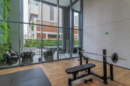 Studio para alugar com 25m², 1 quarto e sem vaga Studio para alugar com 25m², 1 quarto e sem vagaÁrea comum - Academia