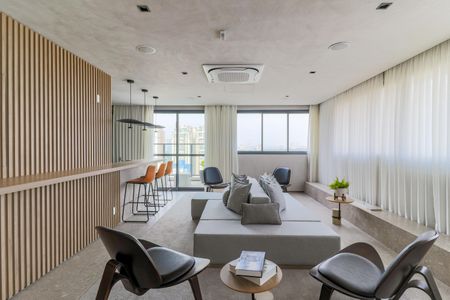 Studio para alugar com 25m², 1 quarto e sem vaga Studio para alugar com 25m², 1 quarto e sem vagaÁrea comum - Espaço Gourmet