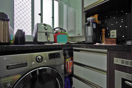 Apartamento à venda com 64m², 3 quartos e 1 vagaCozinha e Área de Serviço