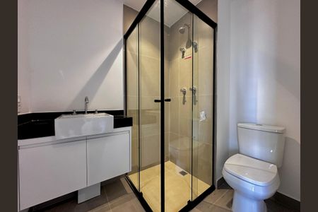 Studio para alugar com 23m², 0 quarto e sem vaga Studio para alugar com 23m², 0 quarto e sem vagaBanheiro