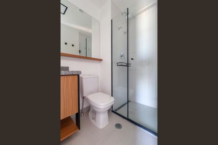 Studio para alugar com 24m², 0 quarto e sem vaga Studio para alugar com 24m², 0 quarto e sem vagaBanheiro