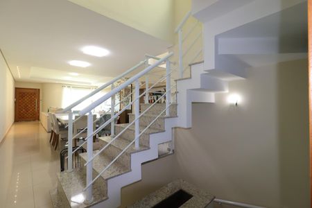 Casa à venda com 217m², 3 quartos e 5 vagasEscada piso inferior