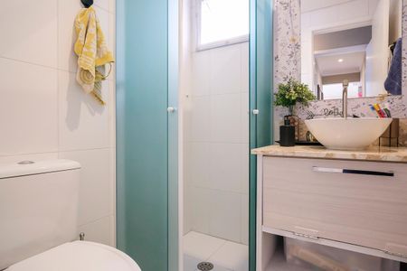 Apartamento à venda com 97m², 3 quartos e 2 vagasBanheiro da suíte