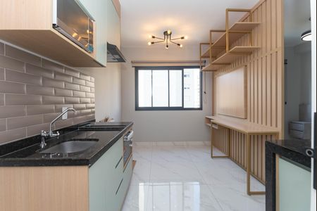 Studio para alugar com 24m², 1 quarto e sem vaga Studio para alugar com 24m², 1 quarto e sem vagaCozinha