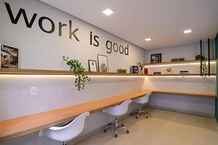 Apartamento à venda com 31m², 2 quartos e sem vaga Apartamento à venda com 31m², 2 quartos e sem vagaÁrea Comum - Coworking