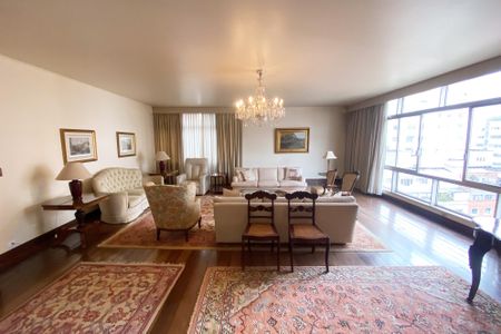 Sala 1 de apartamento à venda com 4 quartos, 370m² em Jardins, São Paulo
