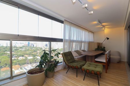 Varanda da Sala de apartamento para alugar com 2 quartos, 66m² em Pinheiros, São Paulo