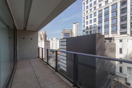Studio à venda com 62m², 1 quarto e 2 vagasVaranda