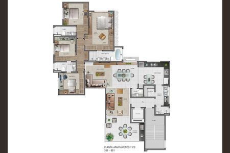 Apartamento à venda com 155m², 4 quartos e 4 vagas