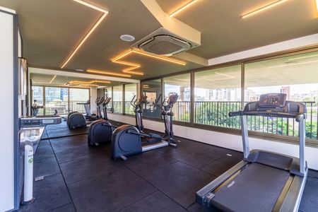 Studio para alugar com 36m², 1 quarto e sem vaga Studio para alugar com 36m², 1 quarto e sem vagaÁrea comum - Academia