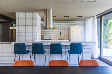 Studio para alugar com 36m², 1 quarto e sem vaga Studio para alugar com 36m², 1 quarto e sem vagaÁrea comum - Espaço Gourmet