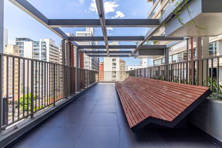 Studio para alugar com 36m², 1 quarto e sem vaga Studio para alugar com 36m², 1 quarto e sem vagaÁrea comum - Espaço Gourmet