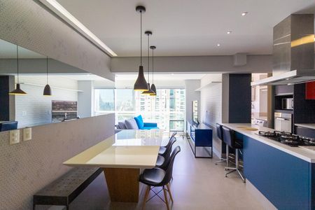 Sala de Jantar de apartamento à venda com 2 quartos, 84m² em Cidade Monções, São Paulo