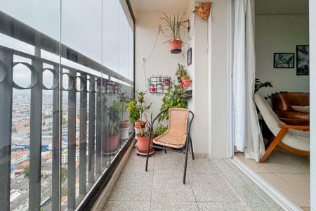 Varanda da Sala de apartamento à venda com 2 quartos, 101m² em Vila Dom Pedro I, São Paulo