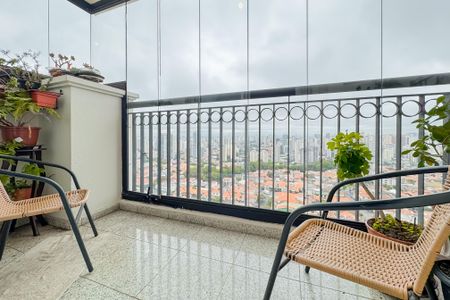 Varanda da Sala de apartamento à venda com 2 quartos, 101m² em Vila Dom Pedro I, São Paulo