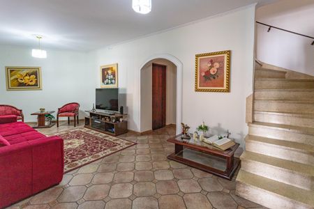 Sala  de casa à venda com 3 quartos, 221m² em Piraporinha, Diadema