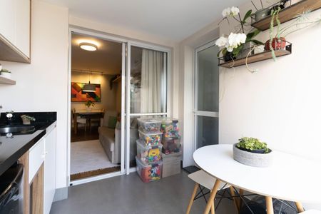 Varanda da Sala de apartamento à venda com 2 quartos, 65m² em Vila Gumercindo, São Paulo